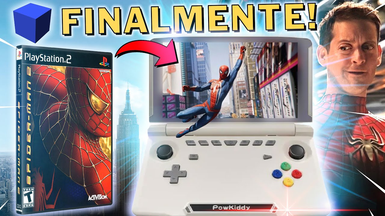 X18S &eacute; um PS2 Port&aacute;til ! SPIDER-MAN 2 rodando em CONSOLES PORT&Aacute;TEIS