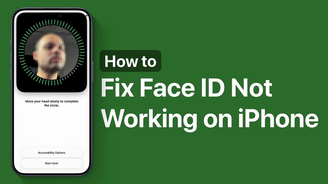Как исправить проблему с неработающим Face ID на iPhone