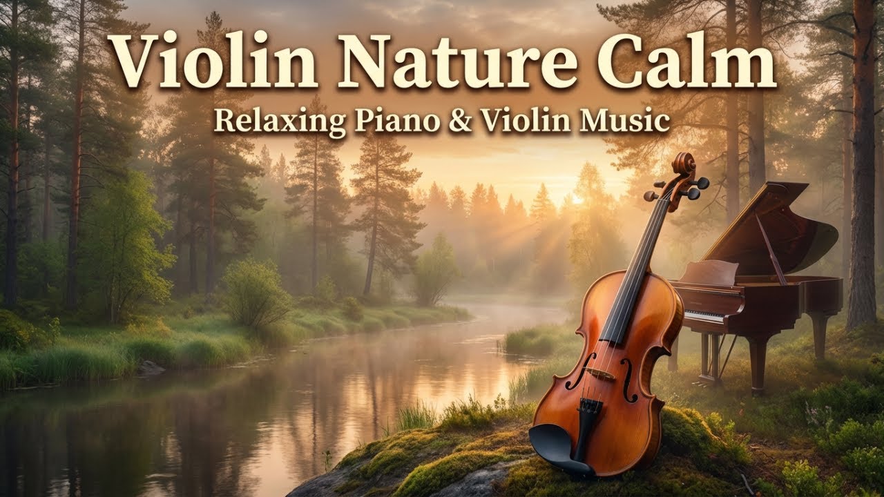 Echoes of Violin in the Wild – Nature Relaxation with Gentle Piano