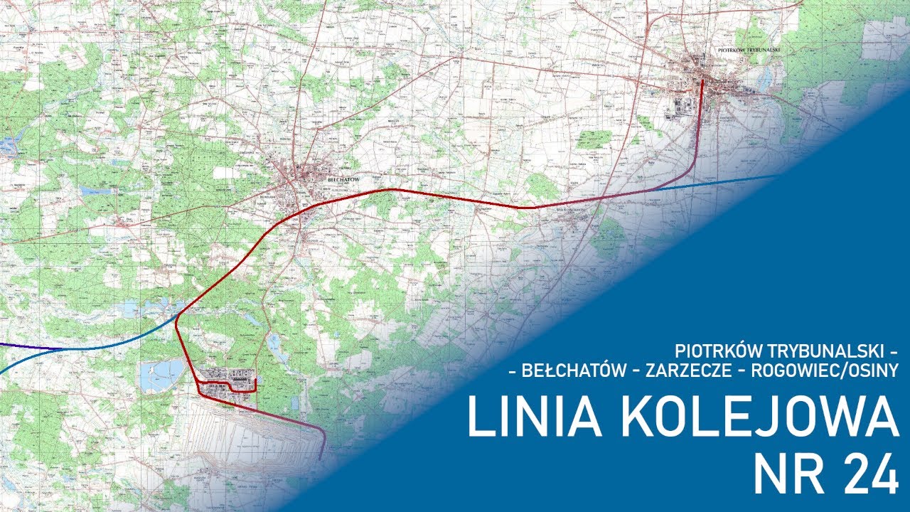 Cień zamiast magistrali: Linia kolejowa nr 24 Piotrków Tryb. - Kopalnia Bełchatów