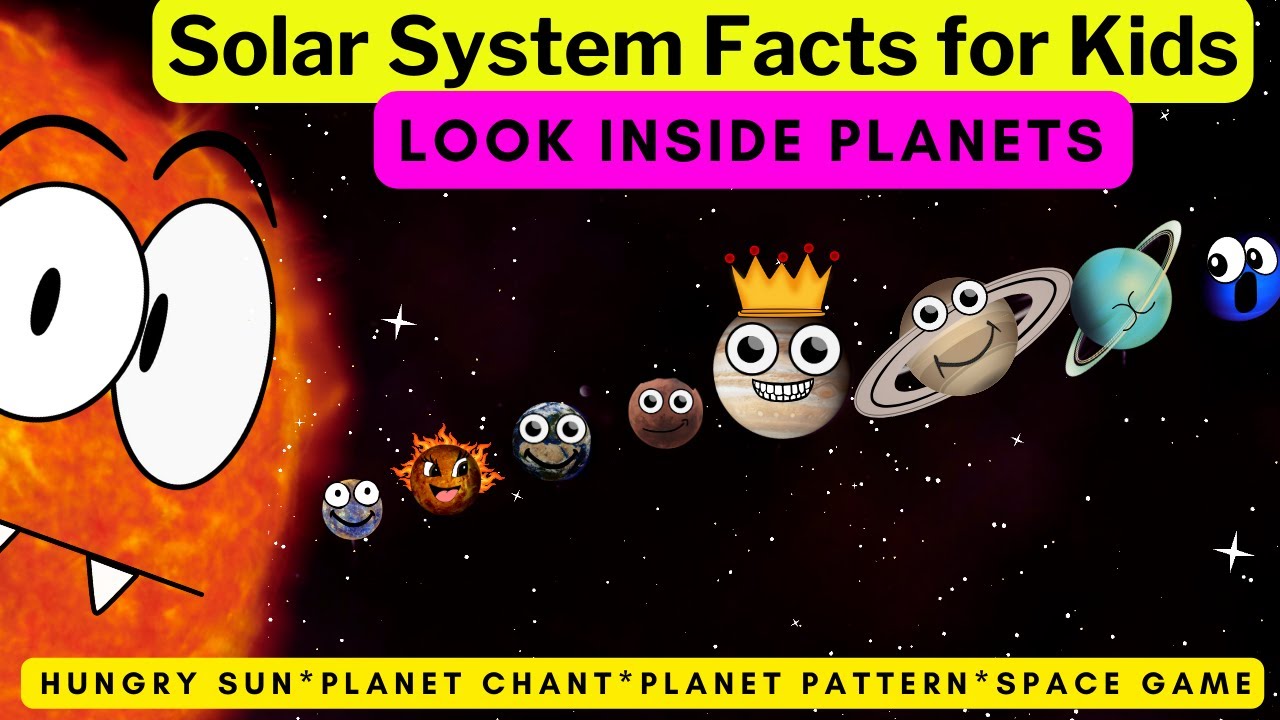🌞 SOLAR SYSTEM - Learn Planets and Space facts - What’s Inside the Planets?