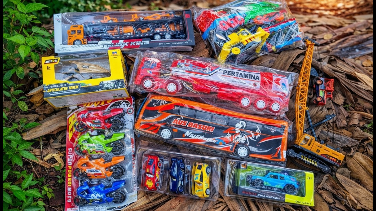 Mencari dan Merakit Mobil Mobilan Truk Molen Besar, Truk Oleng, Compactor,Damkar,Jeep Offroad,Thomas