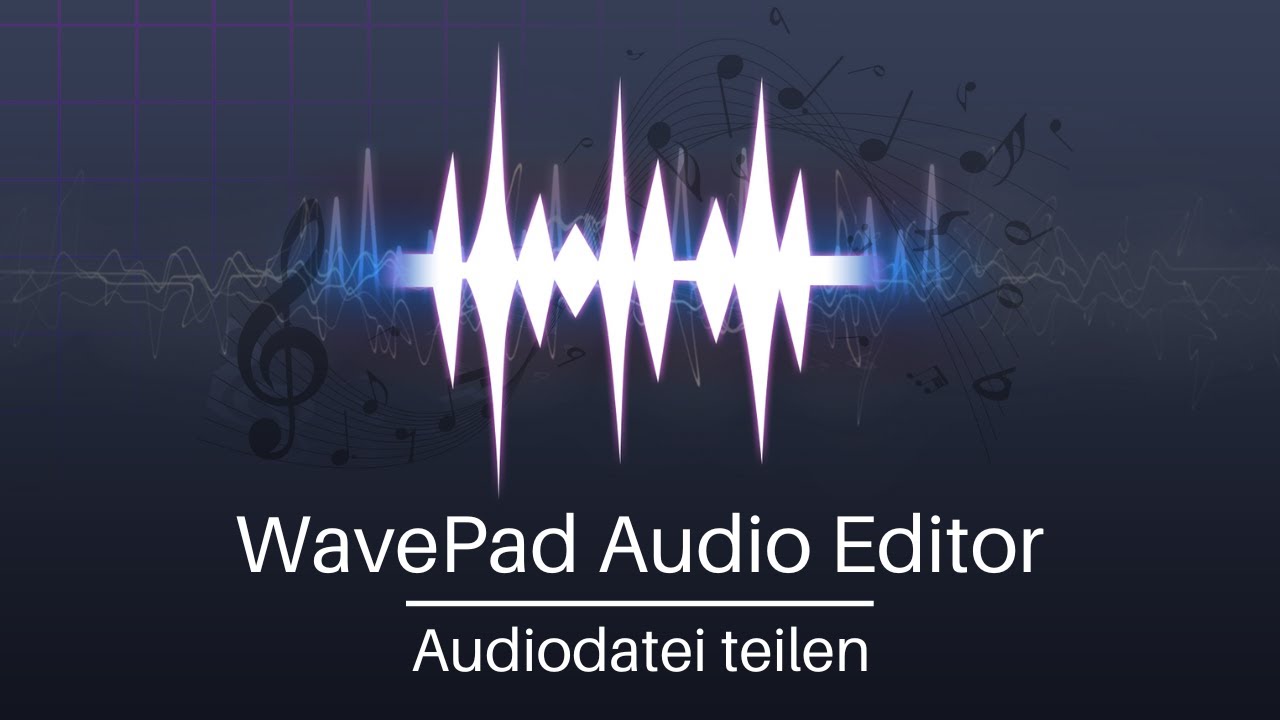 Audiodateien mit Wavepad teilen