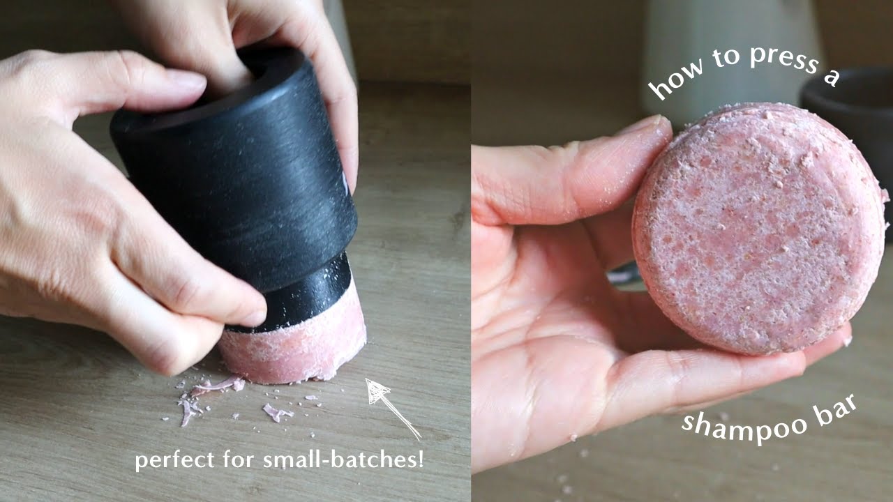 How to Press a Solid Shampoo Bar