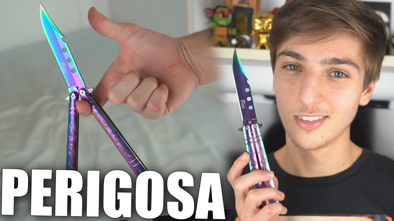 5 MANOBRAS MAIS PERIGOSAS COM FACA!!! - Faca Butterfly