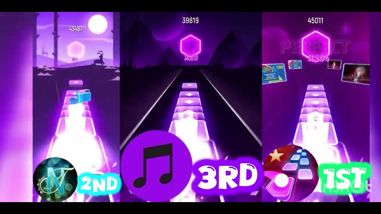 Tiles Hop: Elektronomia - Sky High | Me vs @thanhnguyentien9605 vs @LightningMusicChannel