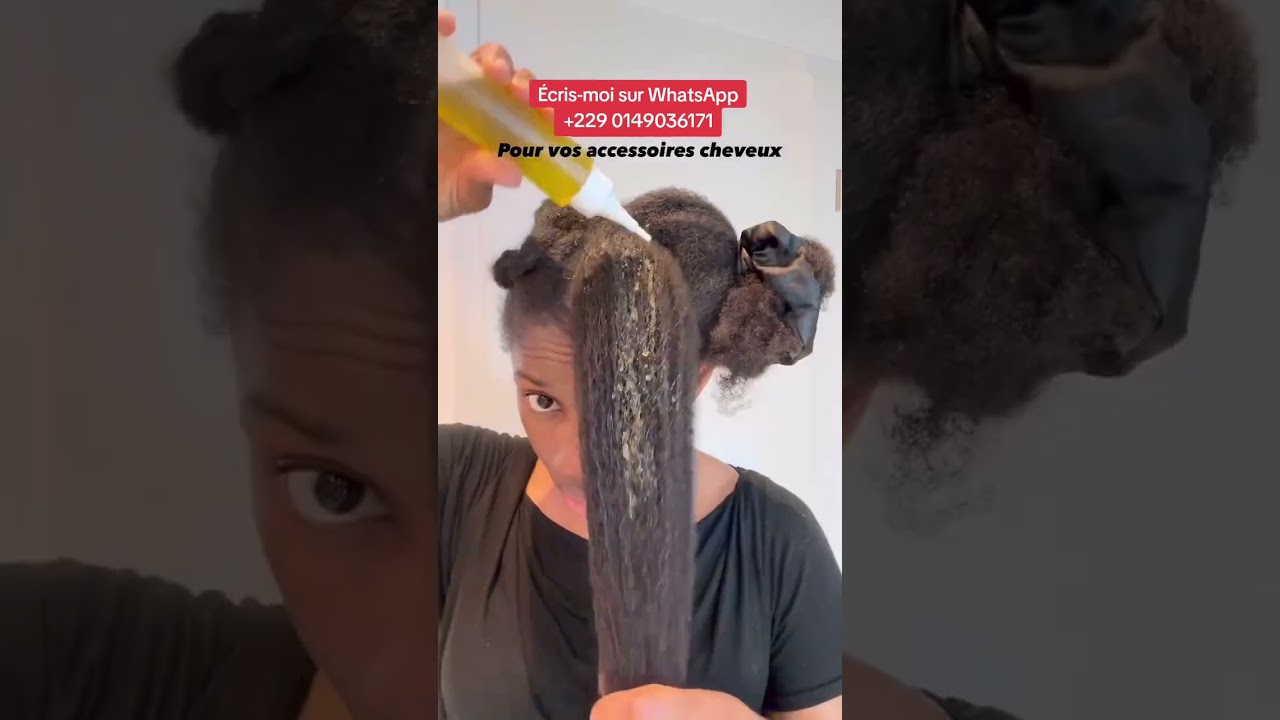 ici pour longs cheveux et touffu 🔥 #Afro #hair #long #cheveux