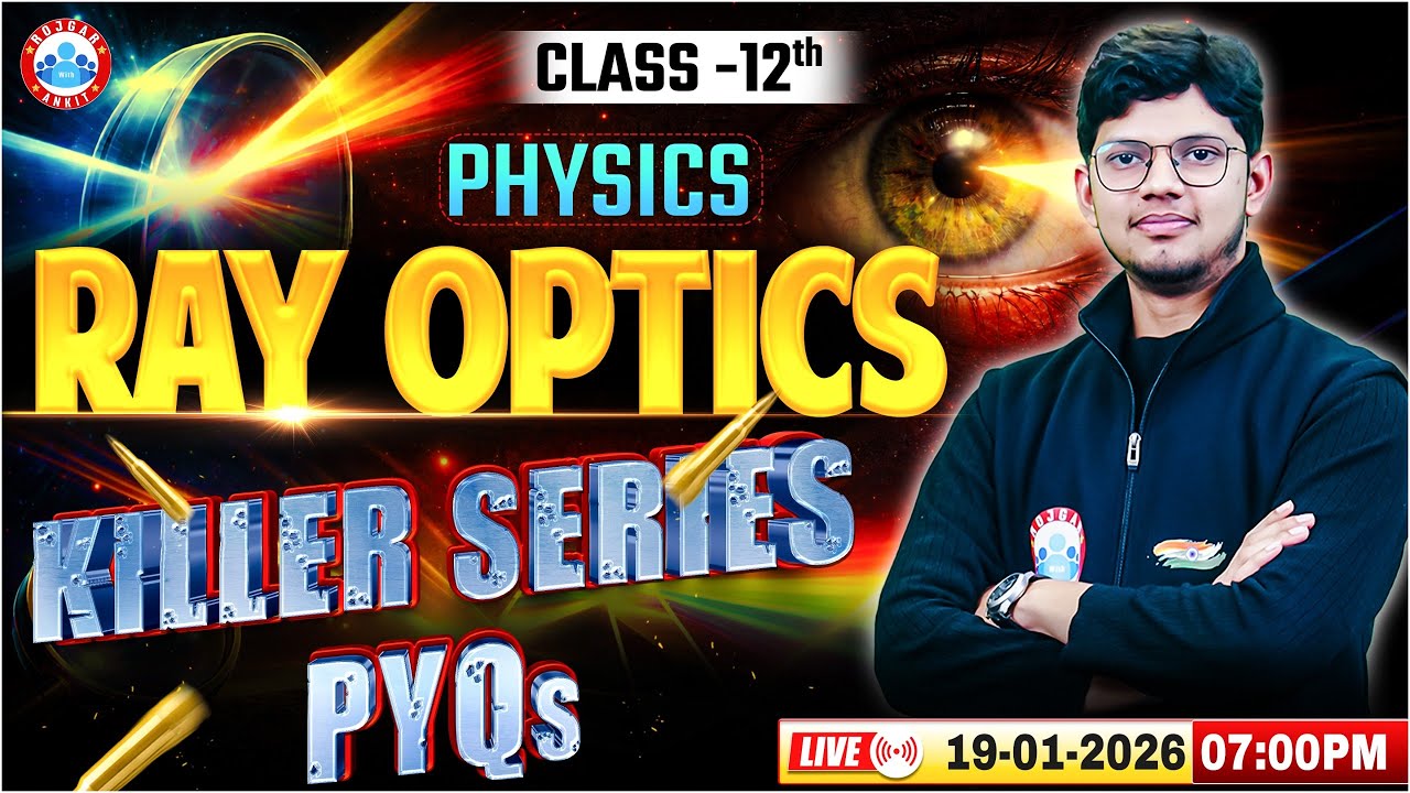Ray Optics | Class 12 Physics | Killer Series PYQs One Shot Revision | UP Board English Medium RWA