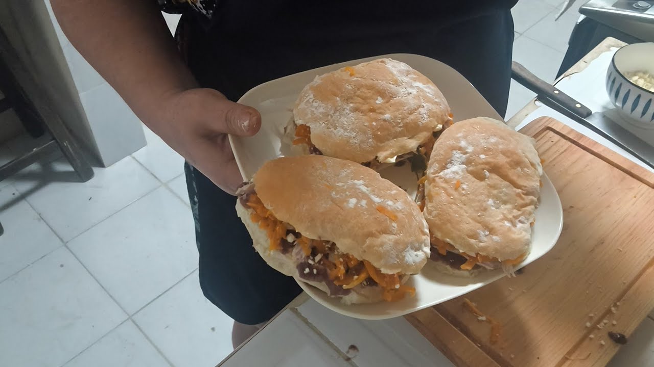 ELABORE YA LOS PANES COMPUESTOS CON EL PAN FRANCÉS QUE LES GRABÉ #cocina #recetafacil 