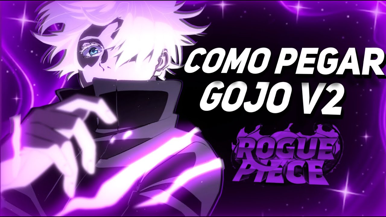 COMO PEGAR O GOJO V2 NO ROGUE PIECE - ROBLOX - LUCSKY