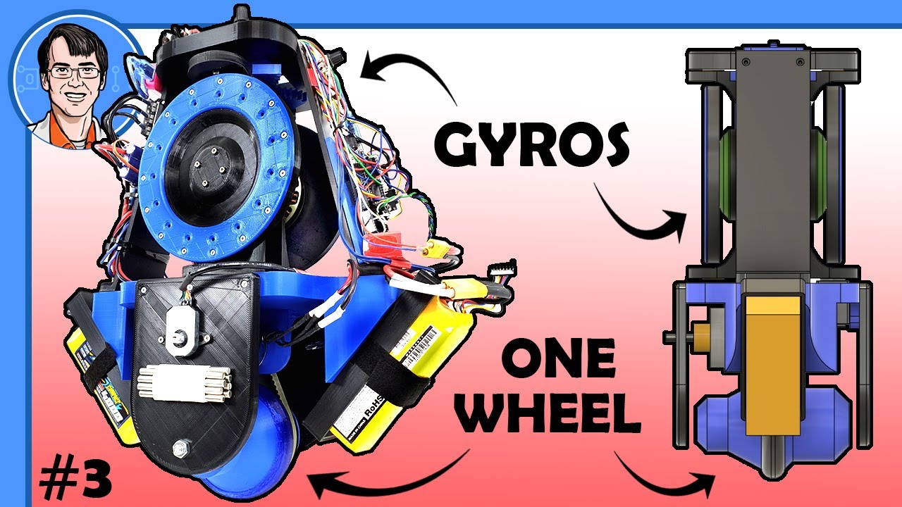 One-Wheel Balancing Robot Can Stand Still