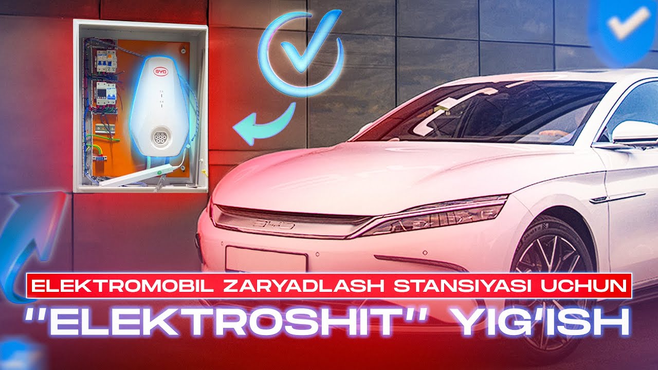 BYD Elektro mobil zaryadlash stansiyasi uchun elektro shit yig'ish