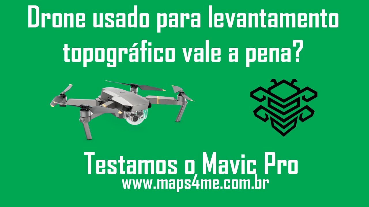 Levantamento topográfico com Mavic Pro, ainda vale a pena?