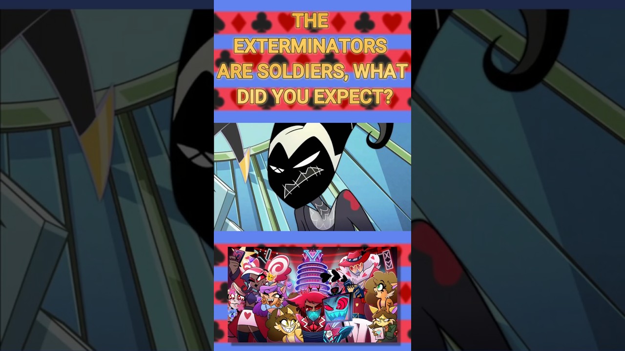 Дезинсекторы &mdash; это солдаты, чего вы ожидали? #hazbinhotel #shorts