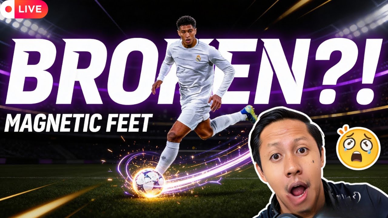 FREE 1000 Coins?! 🔴 LIVE | Jude Bellingham MAGNETIC FEET 😱 New Skill is BROKEN?! | eFootball