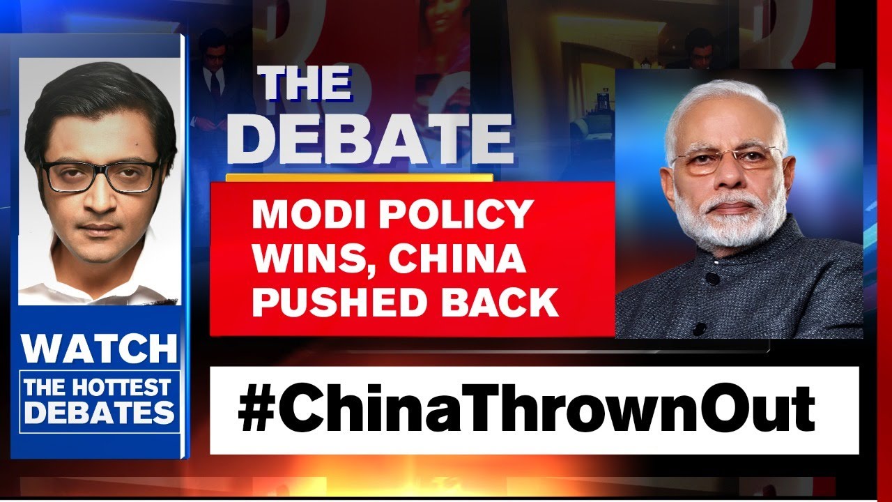 PM Modi's Strong Leadership Pushes Back China | The Debate With Arnab Goswami