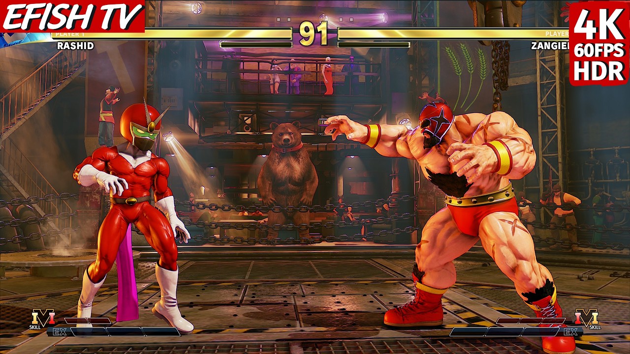 Viewtiful Joe vs Zangief (Max Difficulty) - Street Fighter V