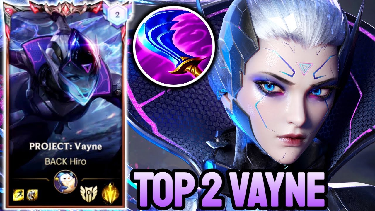 WILD RIFT VAYNE - TOP 2 VAYNE GAMEPLAY - GRANDMASTER RANKED