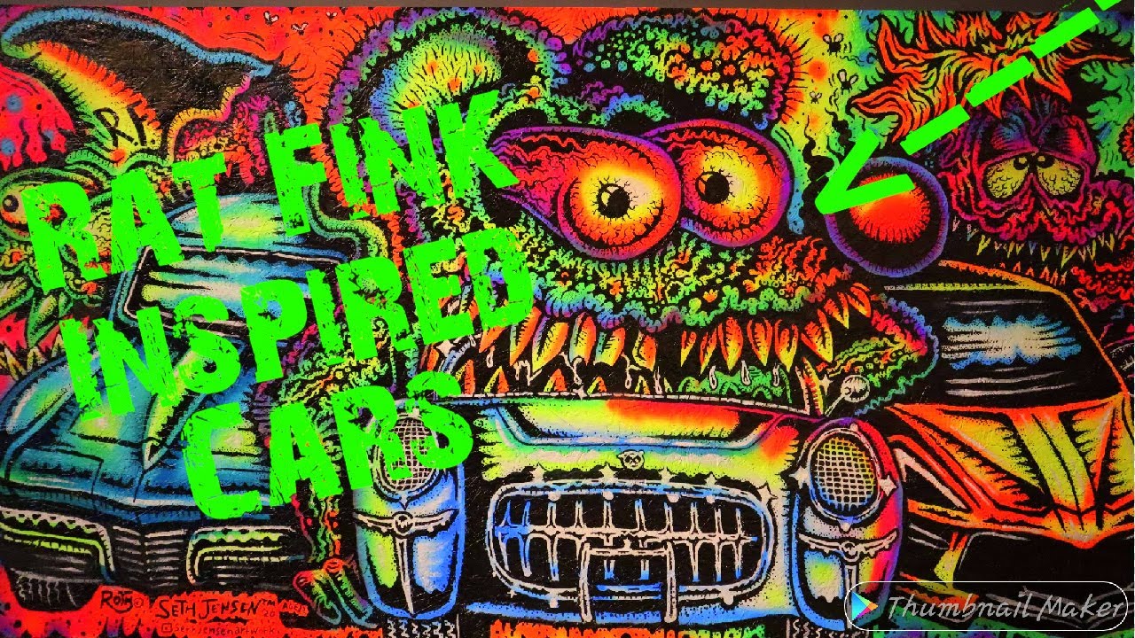 Rat Fink Inspired Cars