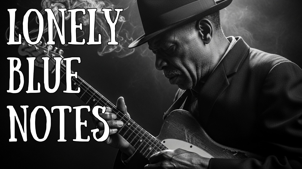 Smoke & Lonely Strings 🎸 Electric Blues for Broken Hearts | Lonely Blue Notes
