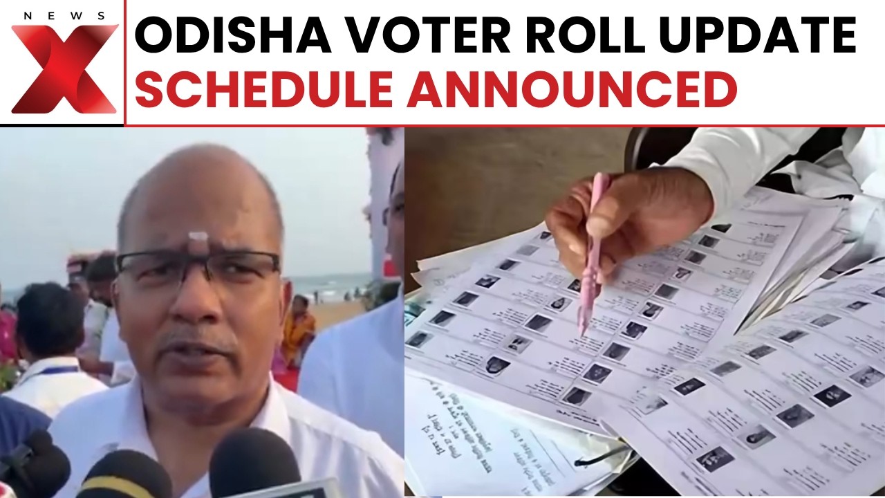 Odisha CEO Announces SIR Schedule, Draft Voter Roll To Be Published On July 5 | NewsX