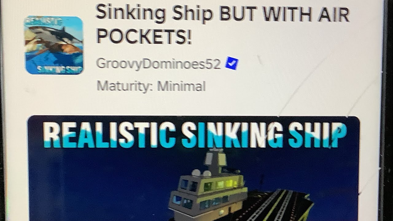 Playing sinking ship but with air pockets!!!