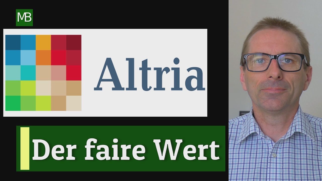 Der faire Wert der ALTRIA GROUP INC (MO) Aktie und die Ergebnisse f&uuml;r das erste Quartal 2023.