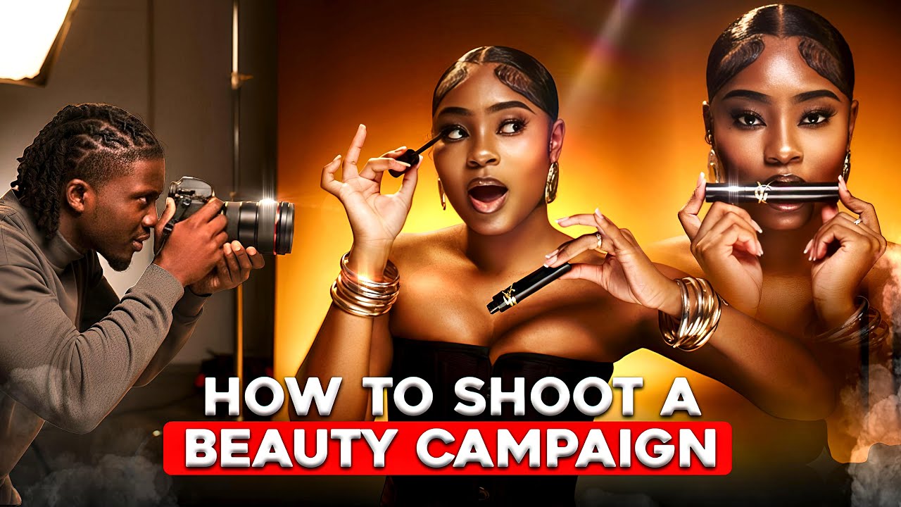 How to Shoot a YSL Beauty Campaign with Continuous Light/ 3 Light Set Up