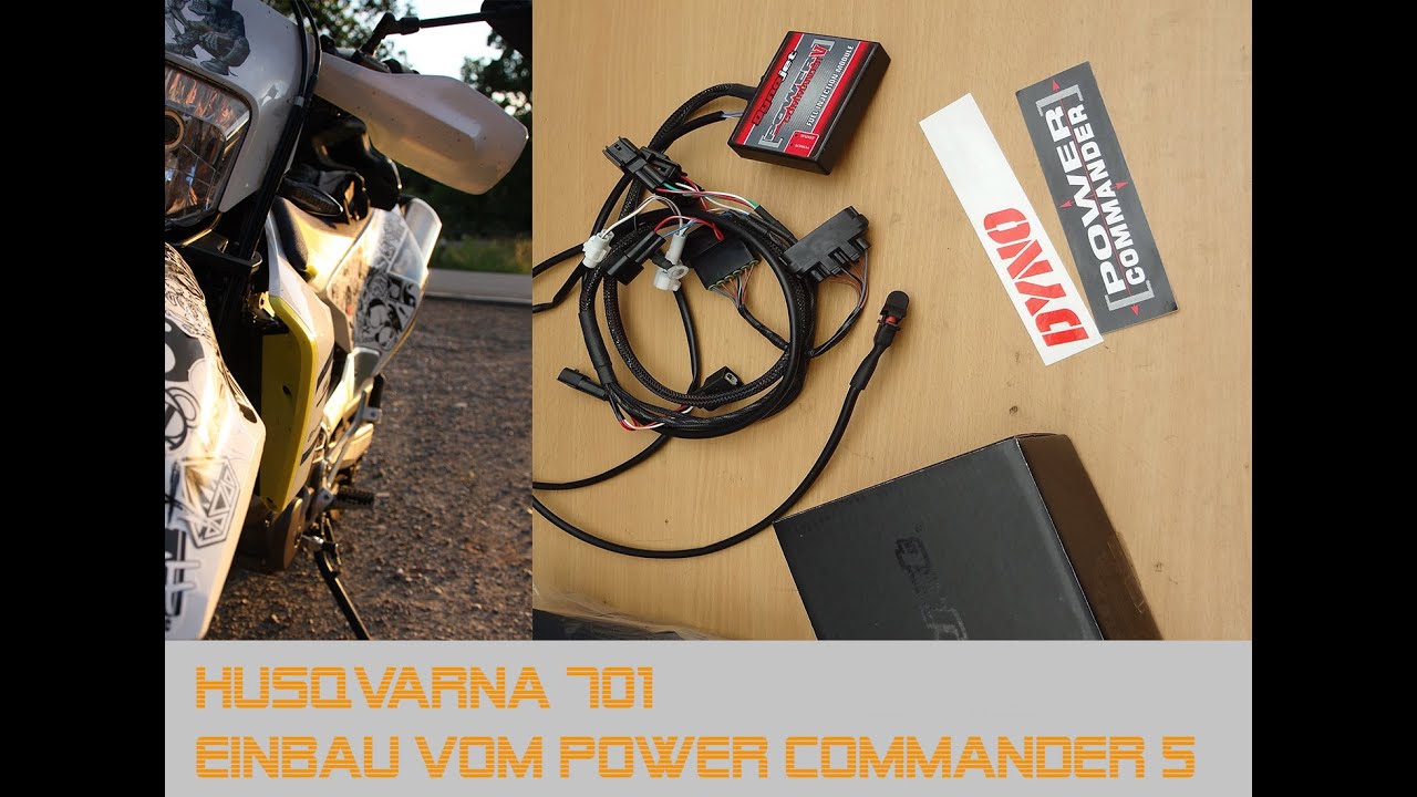 Power Commander Einbau an der Husqvarna 701 - So, geht´s