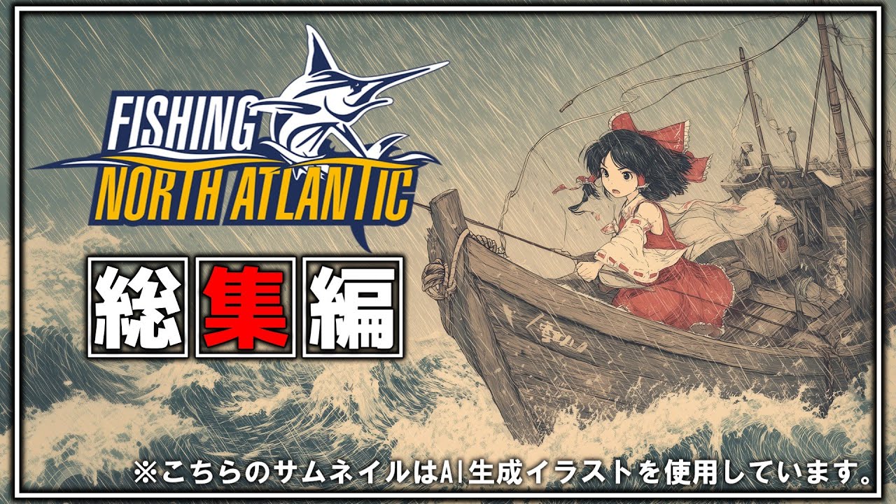 【Fishing North Atlantic】一気見！！海洋生物の乱獲欲求を満たしていく為の総集編【ゆっくり実況】