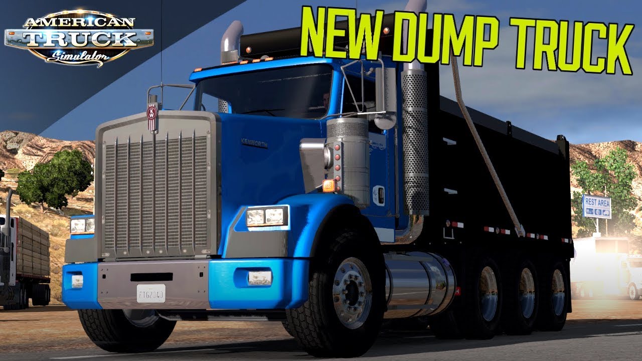 NEW T800 DUMP TRUCK | Mod showcase | AMERICAN TRUCK SIMULATOR