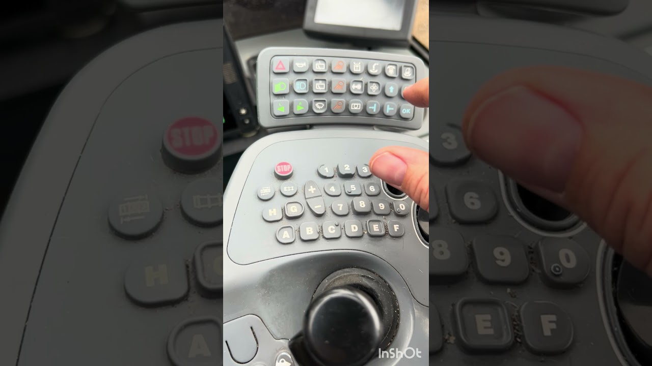 John Deere 1270G controls #johndeere #brandt #1270g #control #logging #heavyequipment #harvester