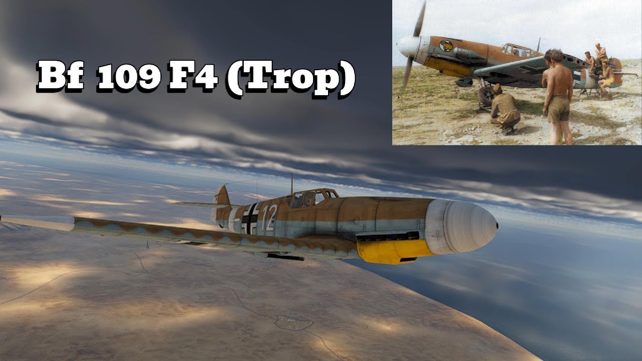 War thunder Bf109F4 Trop