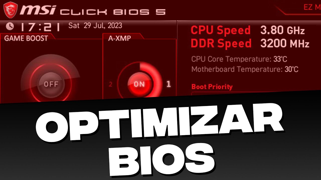 Optimizar BIOS: ¡Sácale el máximo rendimiento a tu PC!