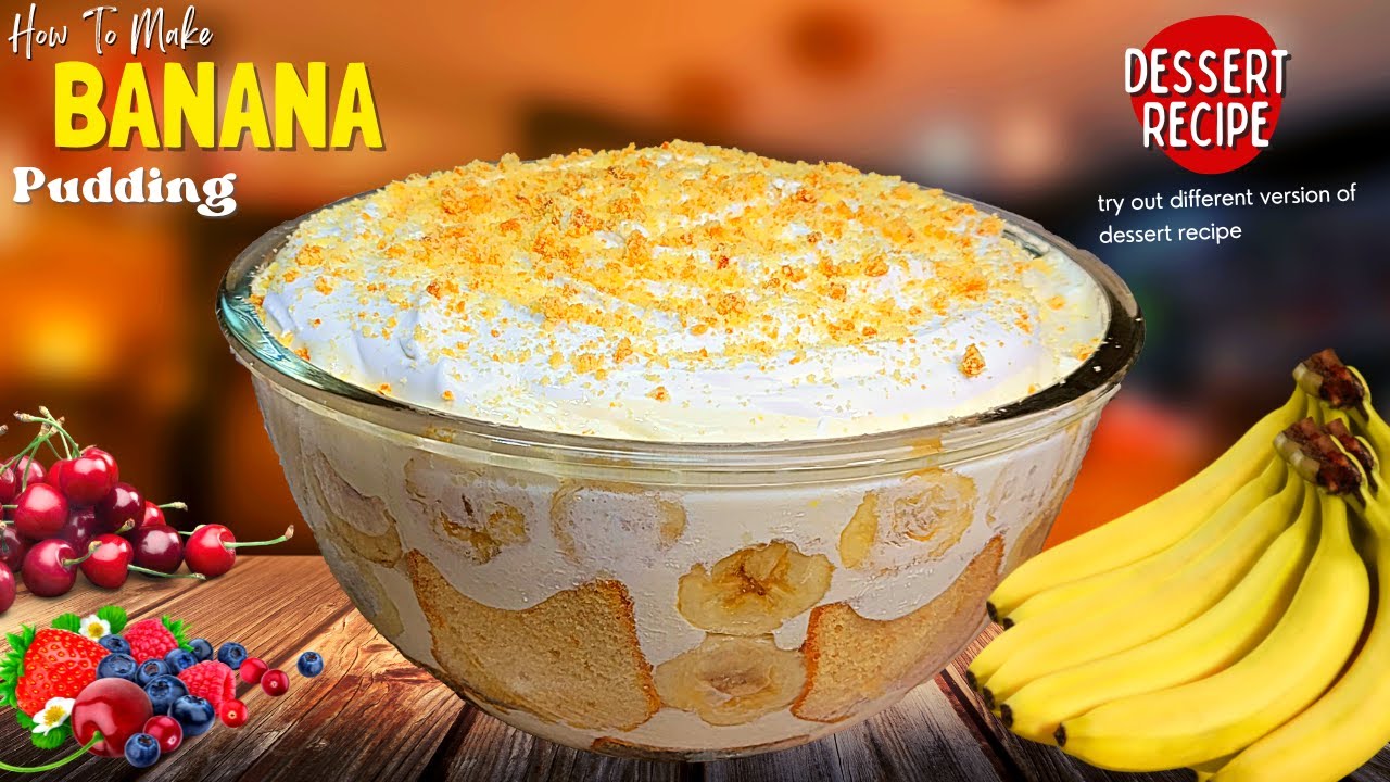 Banana Pudding ❗ Easy Dessert Recipe ❓  Home Cooking Dotcom