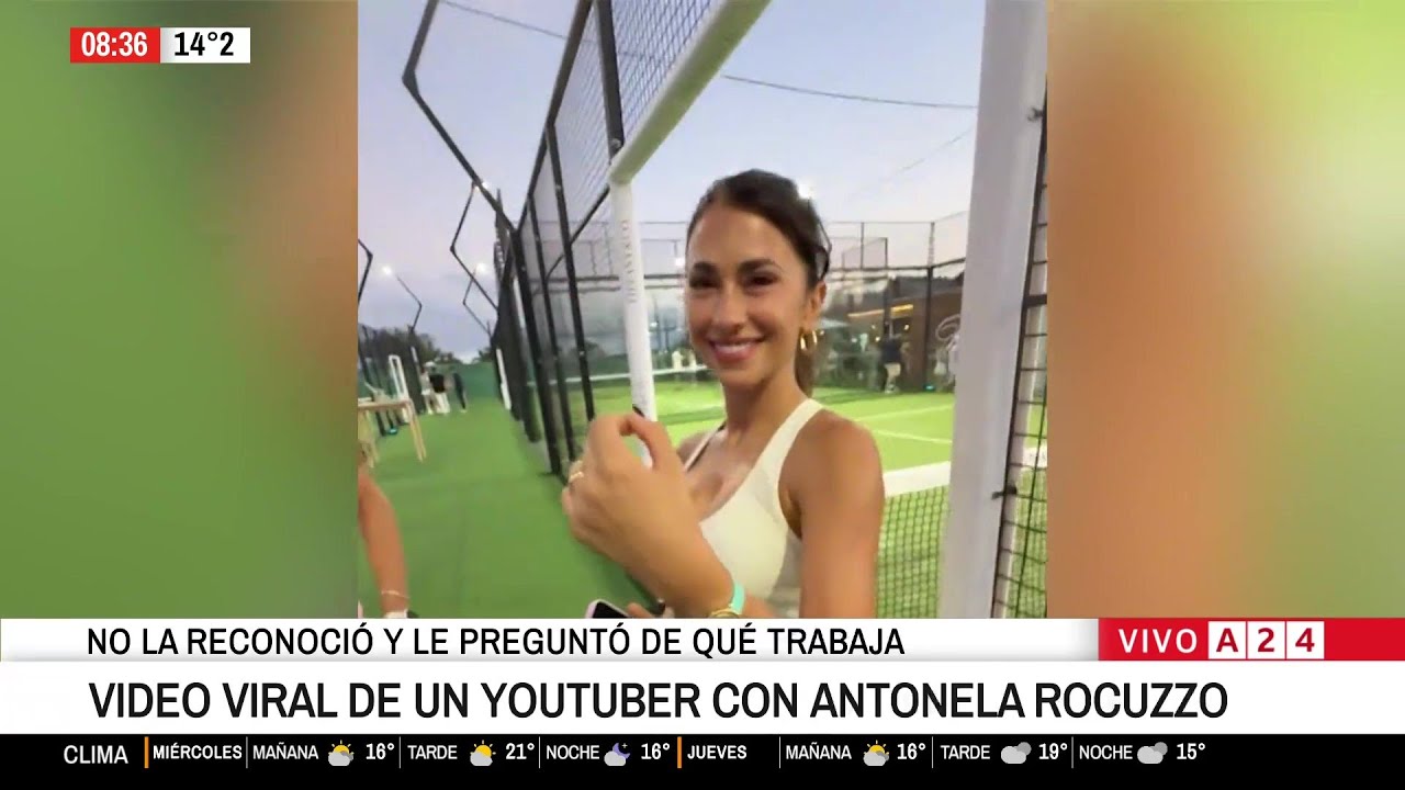 😆 EL VIDEO VIRAL DE ANTONELA ROCUZZO: UN YOUTUBER NO L A RECONOCI&Oacute; Y LE PREGUNT&Oacute; DE QU&Eacute; TRABAJABA