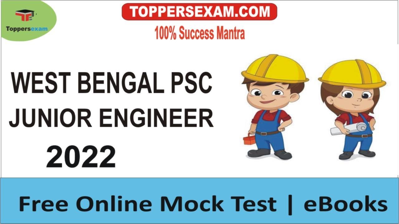 WEST BENGAL PSC JUNIOR ENGINEER Important Questions 2022 | Free Online Mock Test | eBooks