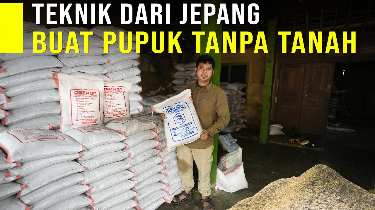 BELAJAR DARI JEPANG SUKSES BUAT PUPUK ORGANIK TANPA TANAH, TANAMAN CEPAT BERBUAH