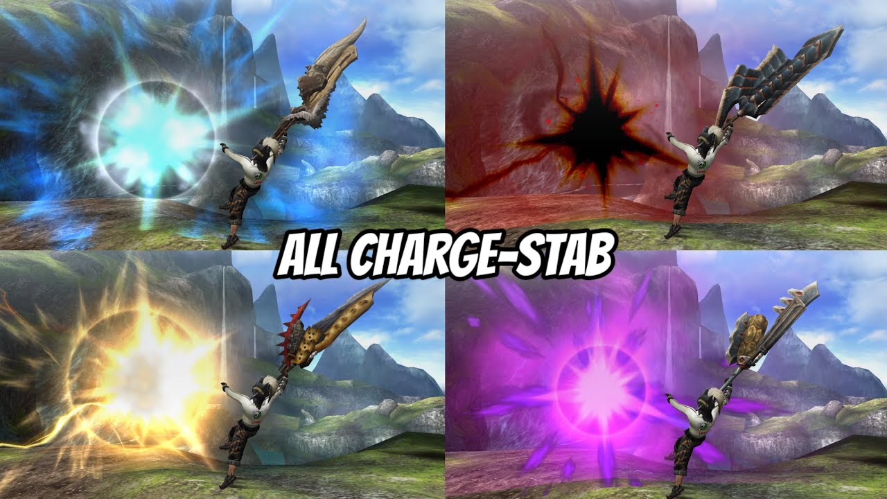 try all charge-stab switch axe | monster hunter portable 3rd