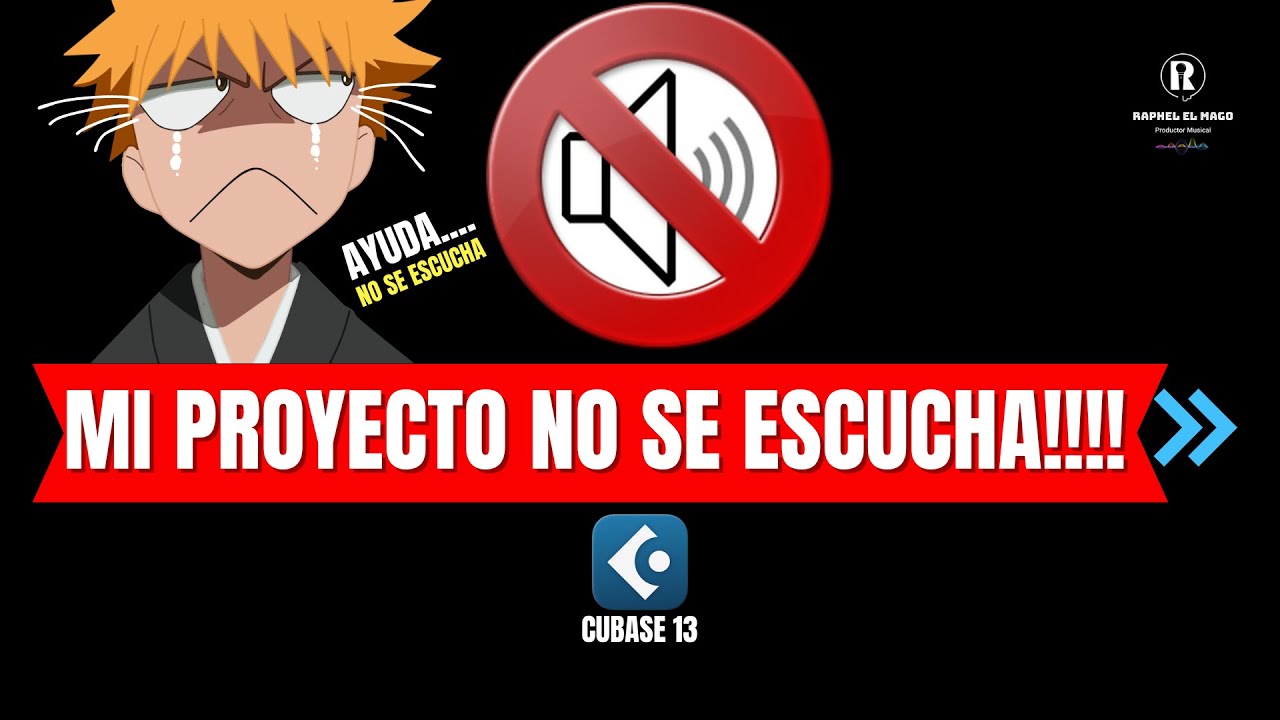 CUBASE 13 NO SE ESCUCHA !!!