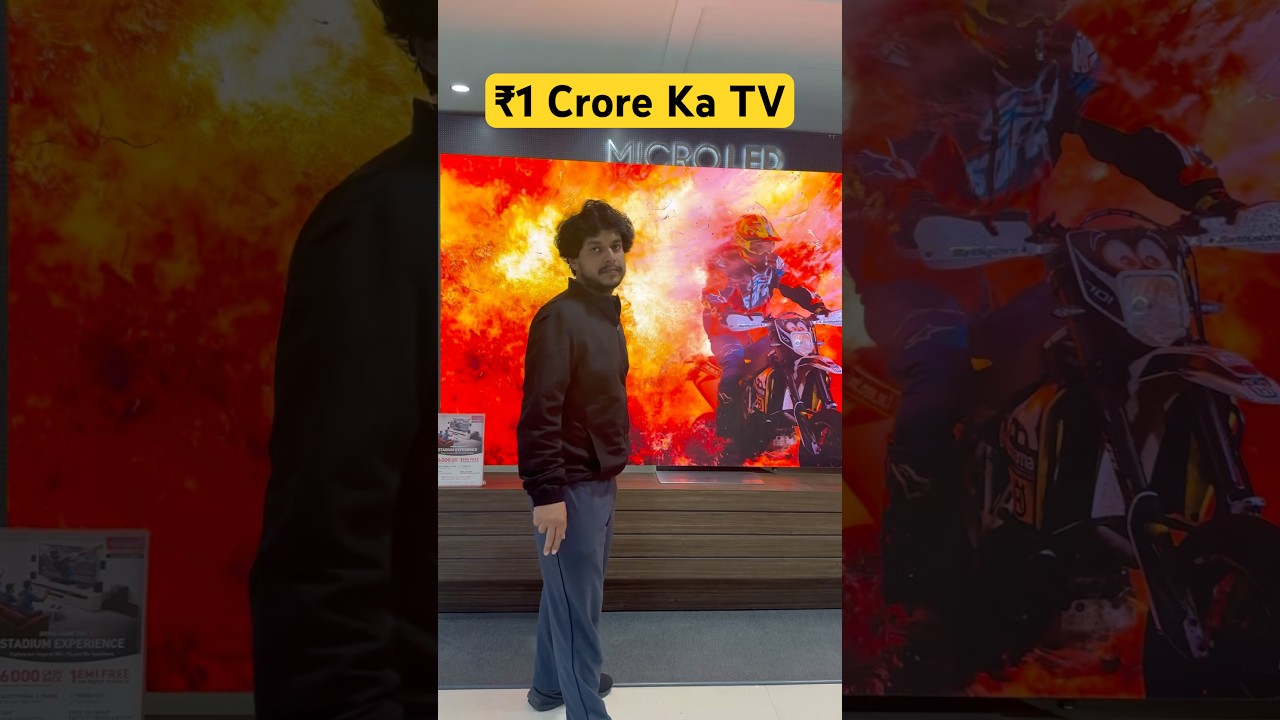 ₹1 Crore TV 😳 India&rsquo;s Most Expensive TV! 💸🔥