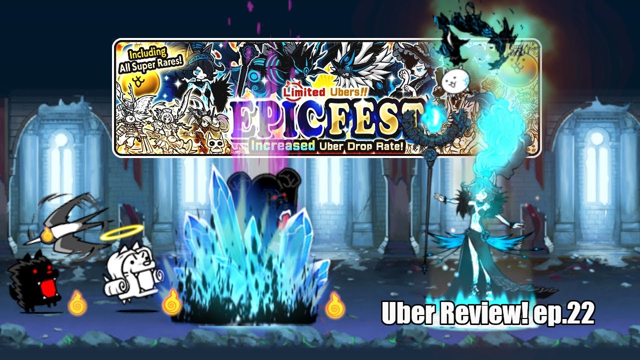 Battle Cats — встречайте Тёмного Касли, ЛУЧШЕГО Uber Rare? (Обзор Uber, эпизод 22)