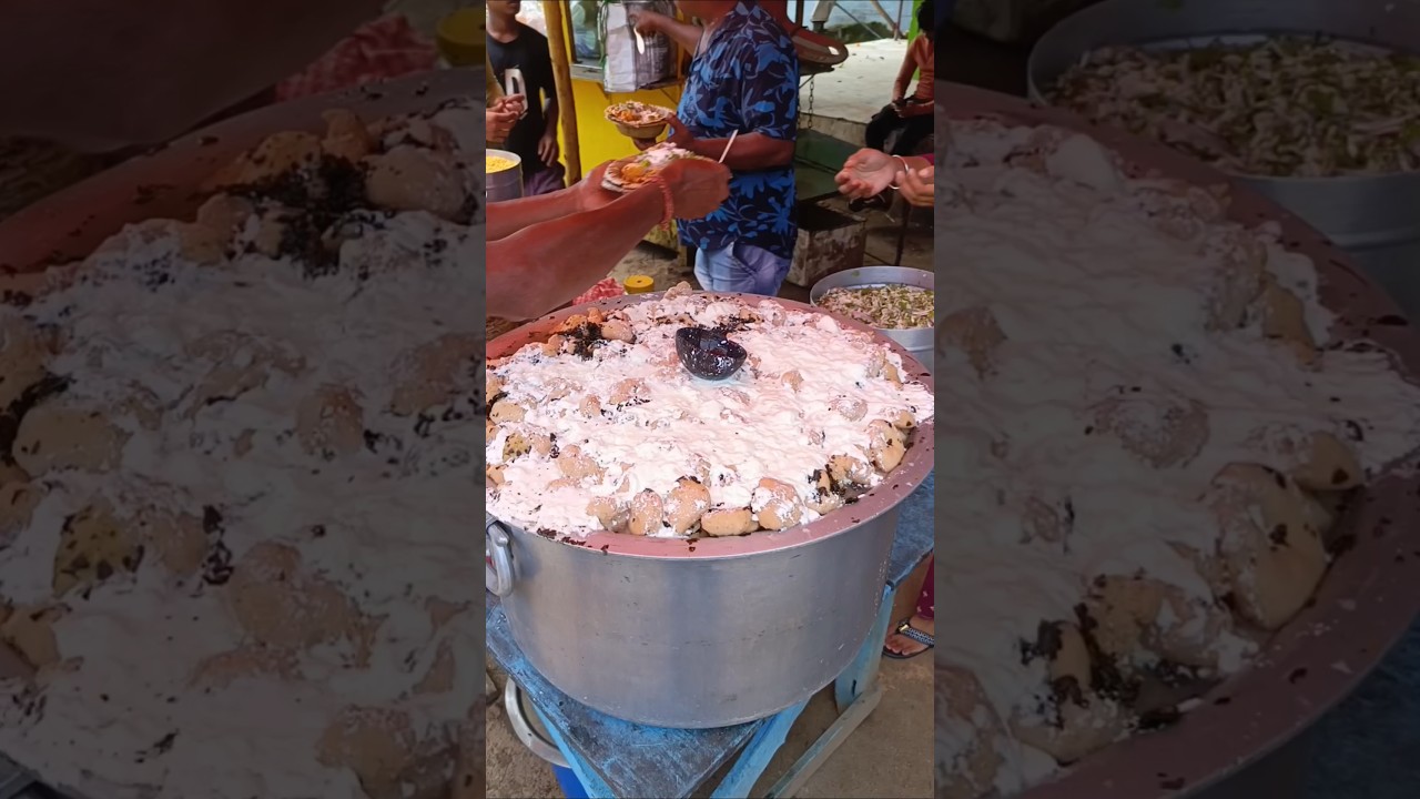 Cuttack Famous Aludum Dahibara #dahibaraaludum #cuttack #viralvideo