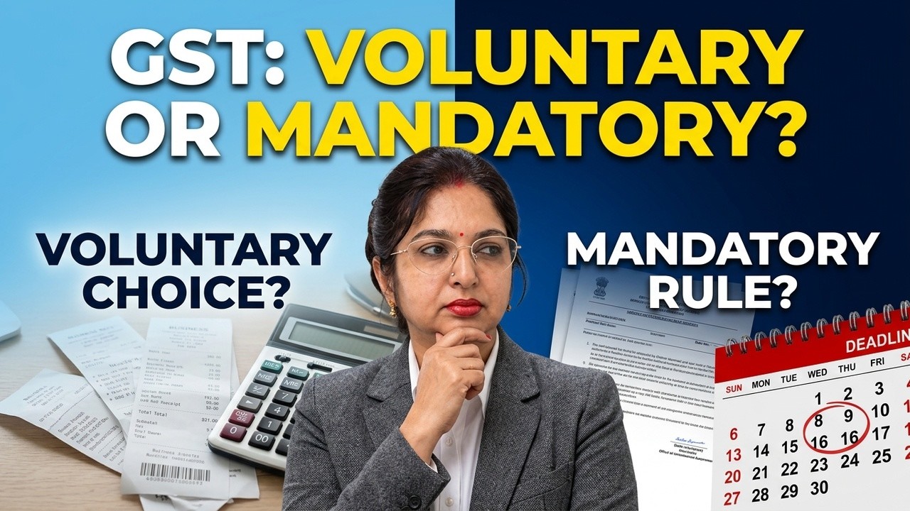 GST Registration Voluntary vs Mandatory: Sahi Decision Kaise Lein?