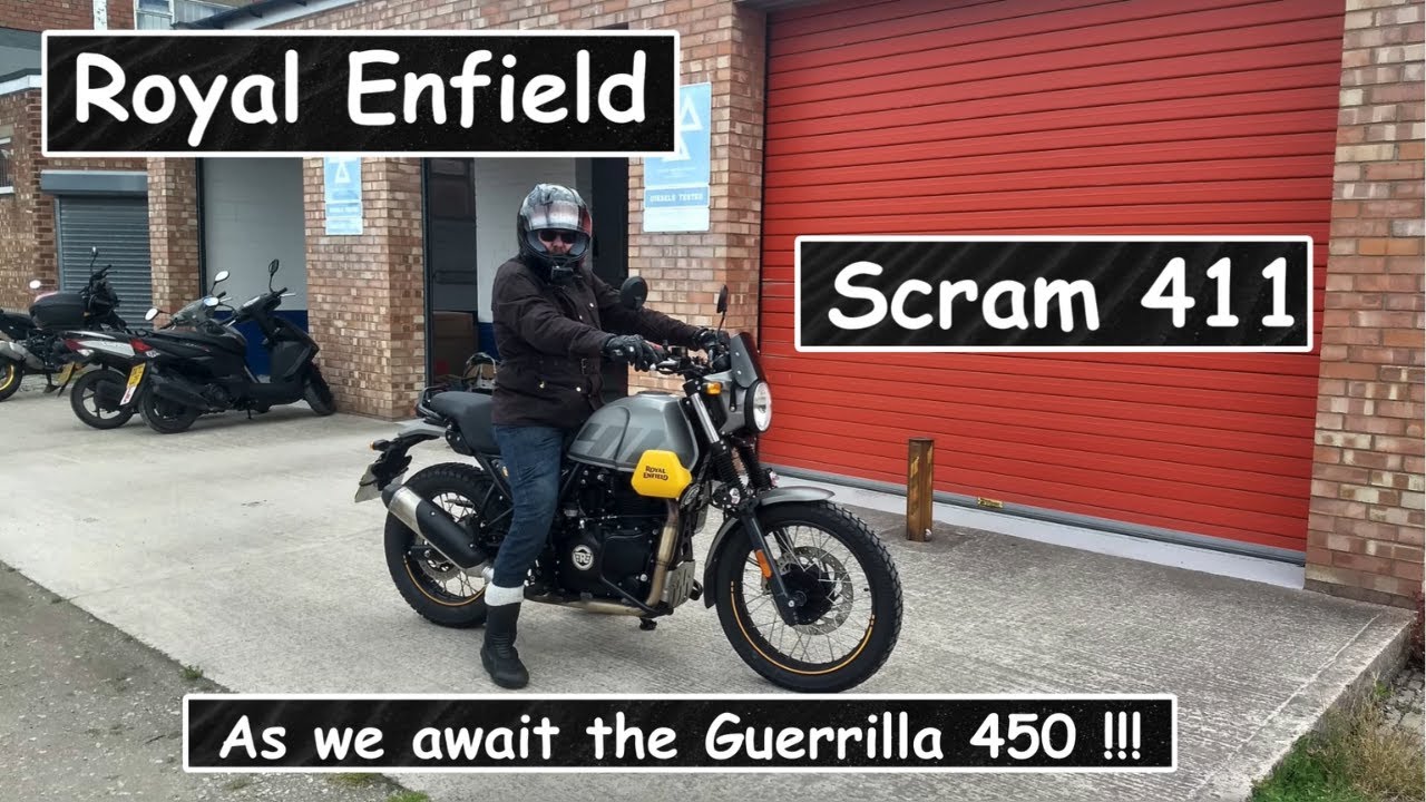Обзор Royal Enfield Scram 411 | С нетерпением ждем Guerrilla 450 |