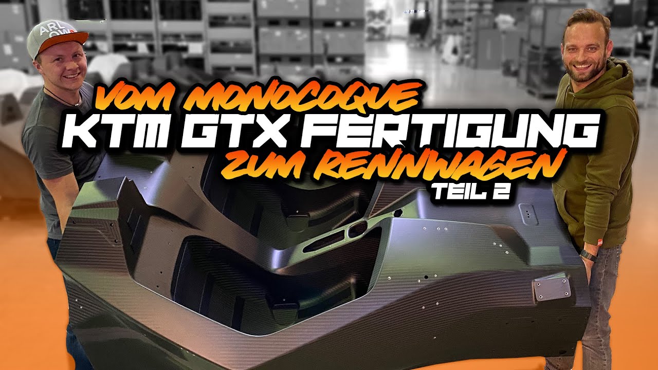 Vom Carbon Monocoque zum Rennwagen! Die KTM GTX Fertigung TEIL 2