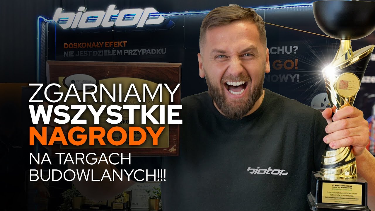 🏅 Biotop Zdobywa Złoty Medal! Rewolucja w Malowaniu Dach&oacute;w - Targi Budowlane 2023 Gliwice