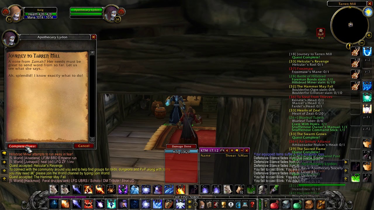Journey to Tarren Mill
