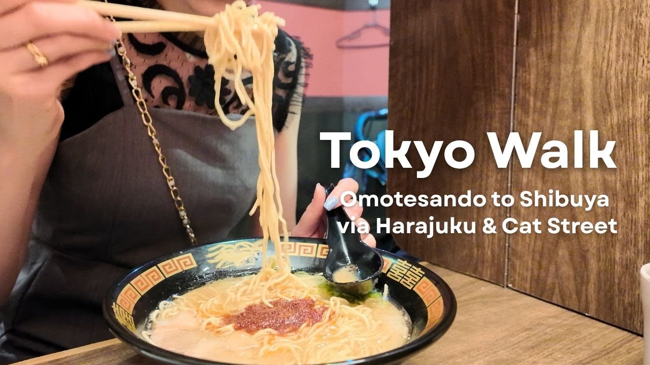【Tokyo Walk】Omotesando to Shibuya via Harajuku & Cat Street
