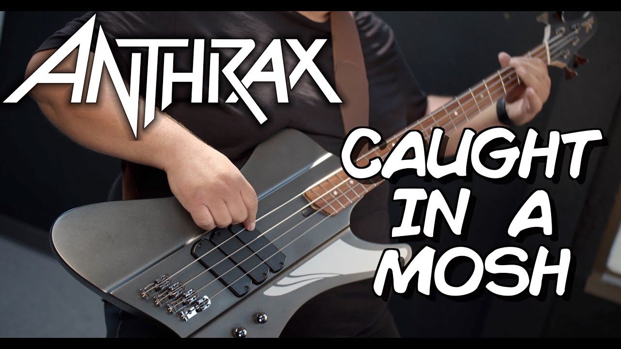 [BASS COVER] Anthrax - Caught in a Mosh